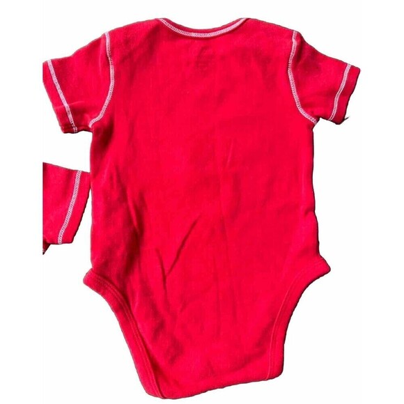 Genuine Merchandise - baby bodysuit take me out to the ball game 6-9 months red - Picture 2 of 7